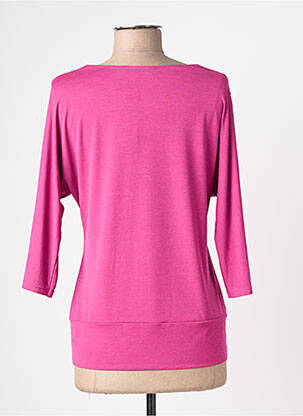 Top stretch manches 3/4 rose TELMAIL femme