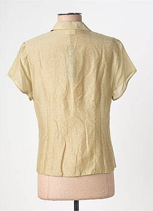 Chemisier coupe cintrée manches courtes vert FOSBY femme