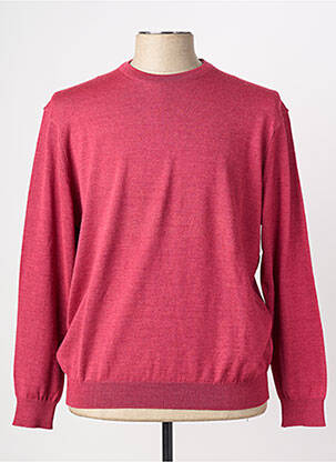 Pull stretch manches longues rose BERAC homme