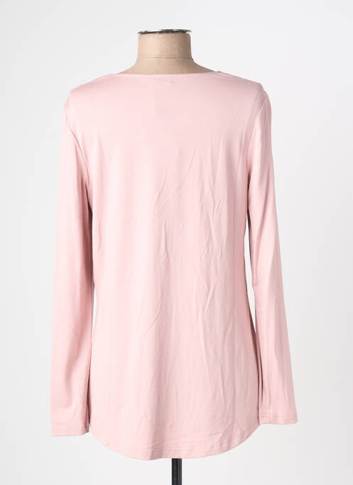 Blouse imprimé fantaisie manches longues rose BARBARA LEBEK femme