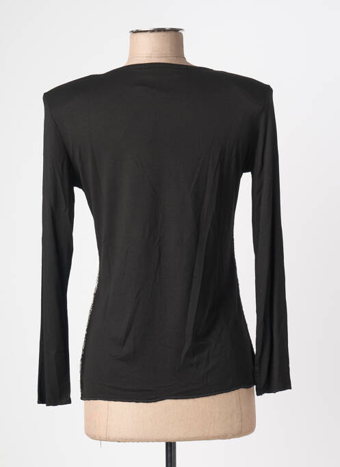 Top stretch manches longues noir NIKI PARIS femme