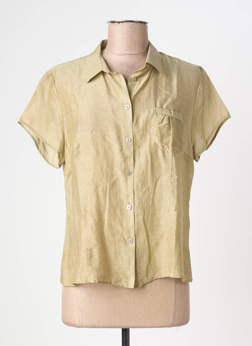 Chemisier manches courtes manches courtes vert FOSBY femme