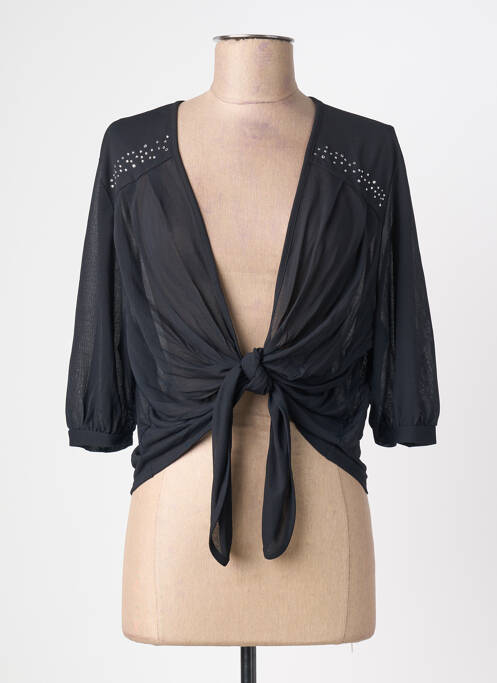 Gilet manches longues noir CHRISTIAN MICHEL femme