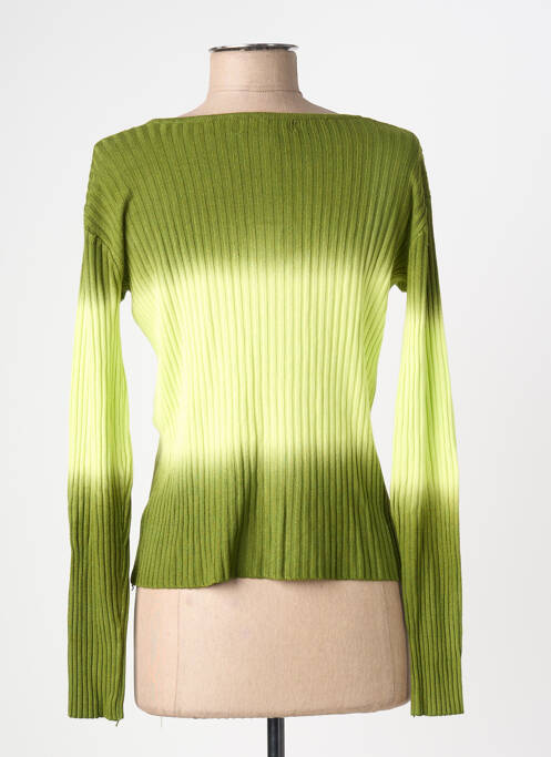 Gilet manches longues vert MEALINA femme