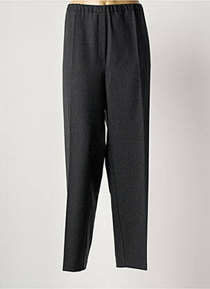 Pantalon droit taille élastique taille normale gris GERKE MY PANTS femme