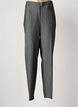 Pantalon slim taille élastique taille haute gris GERKE MY PANTS femme