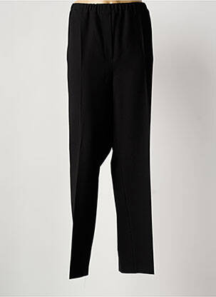 Pantalon droit tissage crêpe taille normale noir GERKE MY PANTS femme
