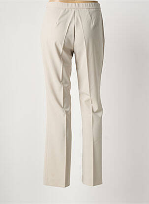Pantalon slim taille haute taille haute beige FINNKARELIA femme
