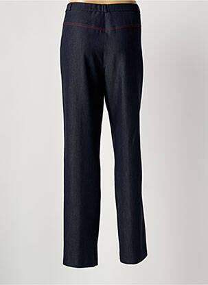 Pantalon slim taille élastique taille normale bleu PARISIENNES femme