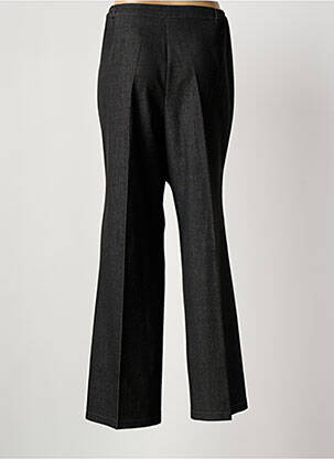 Pantalon droit fermeture zippée sous rabat boutonné taille normale noir PRUNELLE femme