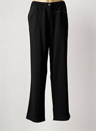 Pantalon droit stretch taille normale noir S.QUISE femme