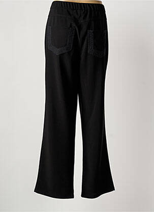 Pantalon droit stretch taille normale noir S.QUISE femme