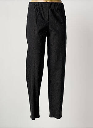 Pantalon slim taille élastique taille normale noir KAKIE femme