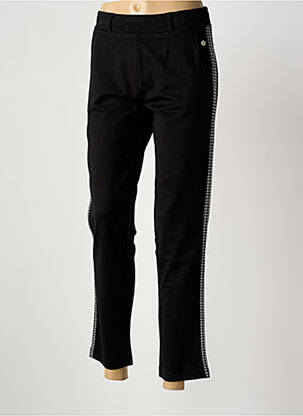 Jegging broderie galons latéraux noir JOY OF LIFE femme