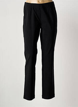 Pantalon slim taille élastique taille normale noir GERKE MY PANTS femme