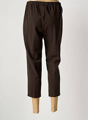 Pantacourt stretch taille normale marron QUATTRO femme