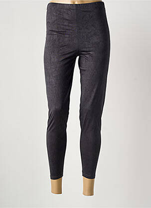 Legging effet matière satinée taille normale gris DEOMINO femme
