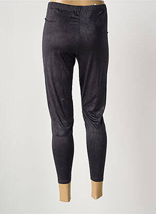 Legging effet matière satinée taille normale gris DEOMINO femme
