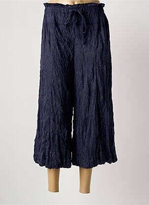 Pantacourt bleu DEOMINO femme