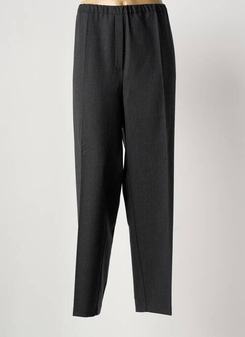 Pantalon droit taille élastique taille normale gris GERKE MY PANTS femme
