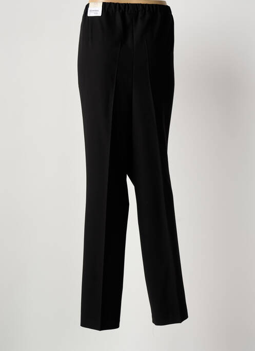 Pantalon droit tissage crêpe taille normale noir GERKE MY PANTS femme