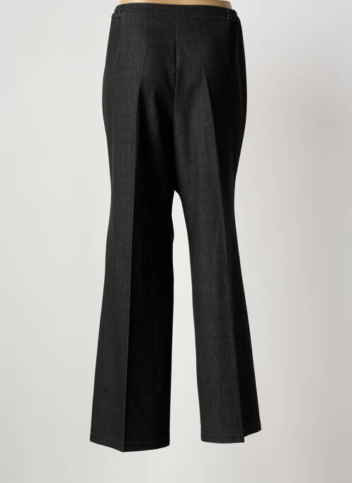 Pantalon droit fermeture zippée sous rabat boutonné taille normale noir PRUNELLE femme