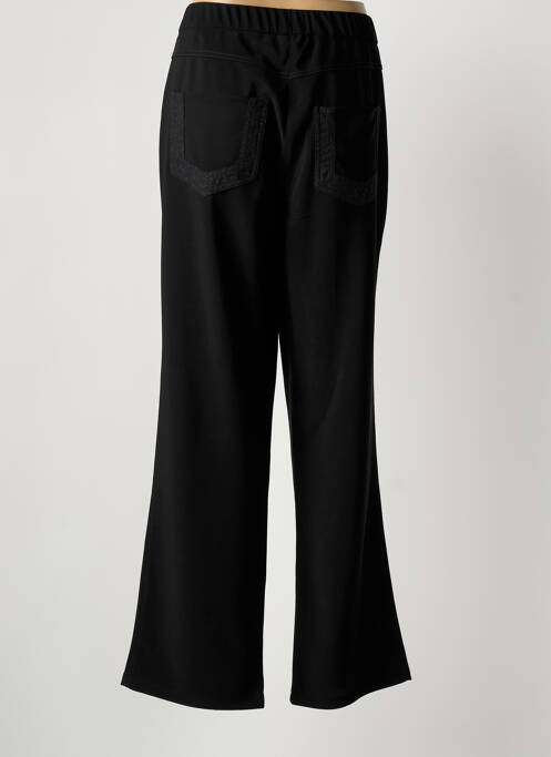 Pantalon droit stretch taille normale noir S.QUISE femme