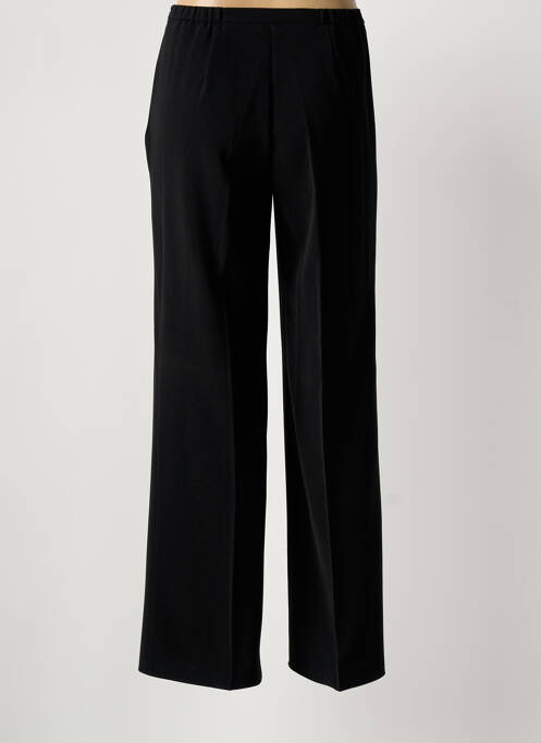 Pantalon droit tissage crêpe taille haute noir FINNKARELIA femme