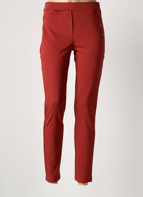 Jegging stretch taille normale orange HALOGENE femme