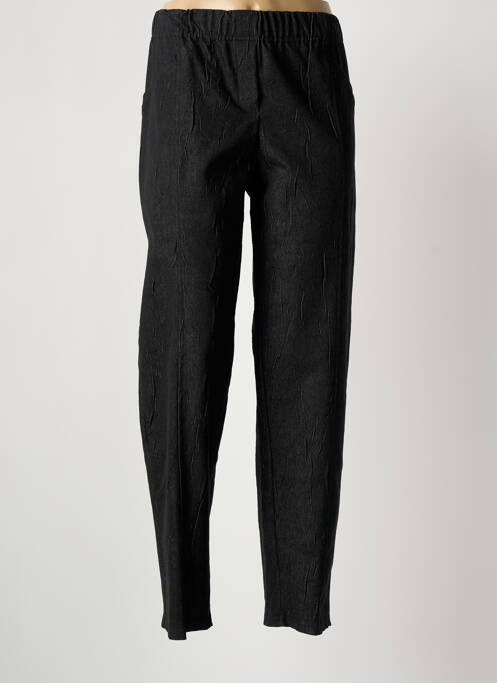 Pantalon slim taille élastique taille normale noir KAKIE femme