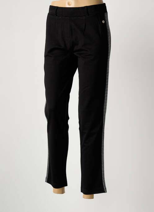 Jegging broderie galons latéraux noir JOY OF LIFE femme