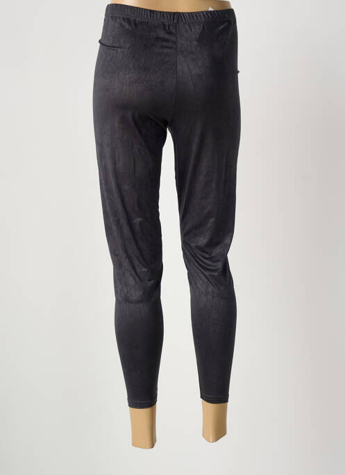 Legging effet matière satinée taille normale gris DEOMINO femme
