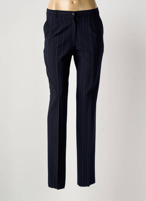 Pantalon droit bleu MARYVET femme