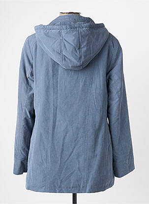 Doudoune manches longues a capuche bleu BARBARA LEBEK femme