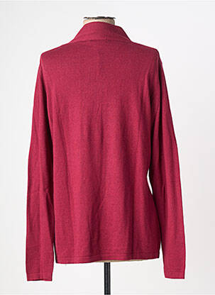 Pull coupe cintrée manches longues rouge EDITION BY OSCAR B femme