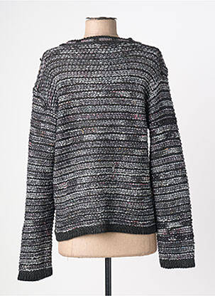 Pull stretch manches longues gris MIRASATI femme
