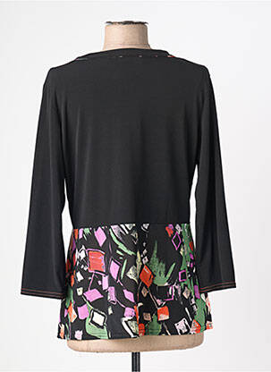 Gilet manches longues stretch noir TELMAIL femme