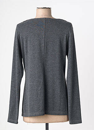 Gilet manches longues stretch gris TELMAIL femme