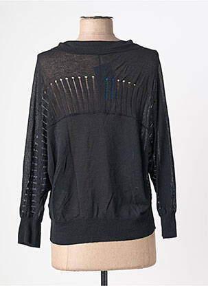 Gilet manches longues stretch noir QUATTRO femme