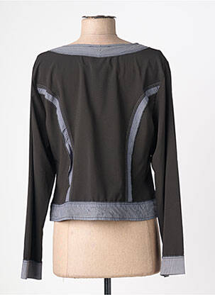 Veste casual col rond noir S.QUISE femme