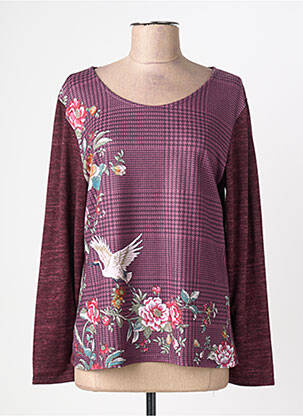 Top rouge ALEXE femme