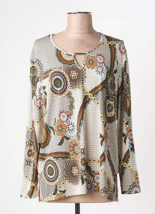T-shirt manches longues manches longues vert WEEK END A PARIS femme