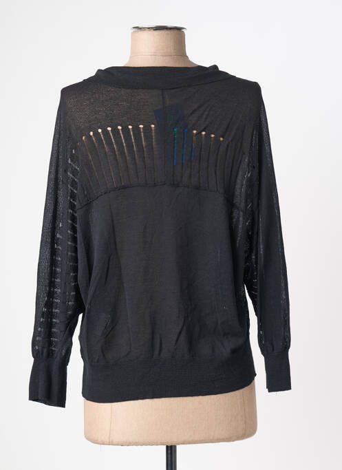 Gilet manches longues stretch noir QUATTRO femme