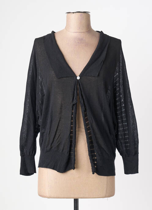 Gilet manches longues noir QUATTRO femme