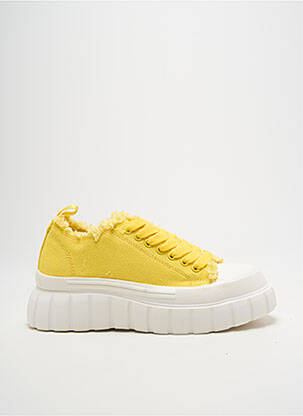 Baskets jaune CAFE NOIR femme