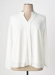 Blouse manches longues manches longues blanc QUATTRO femme