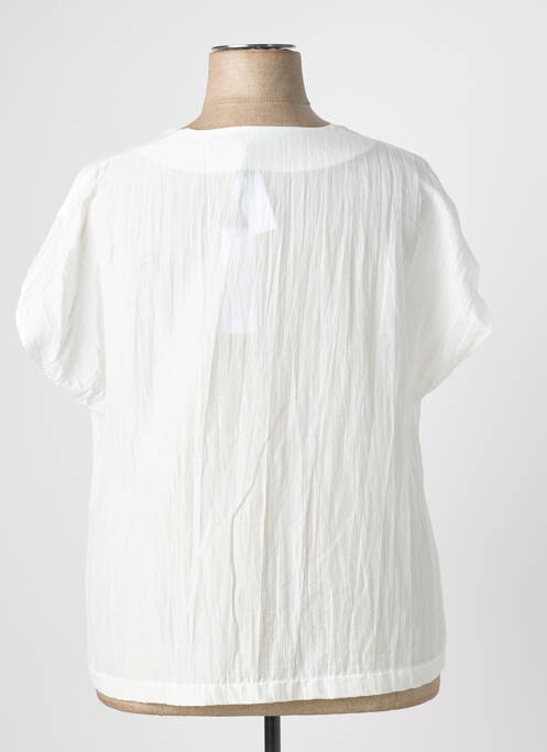 Top manches courtes manches courtes blanc QUATTRO femme