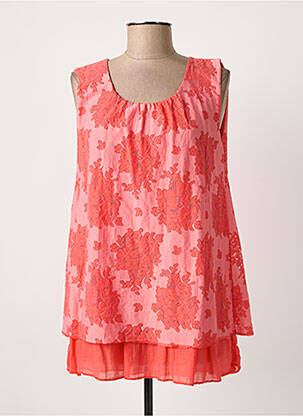 Top sans manche sans manche rouge QUATTRO femme