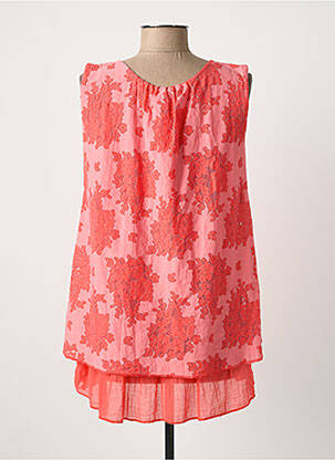 Top sans manche sans manche rouge QUATTRO femme