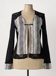 Veste casual coupe cintrée noir QUATTRO femme